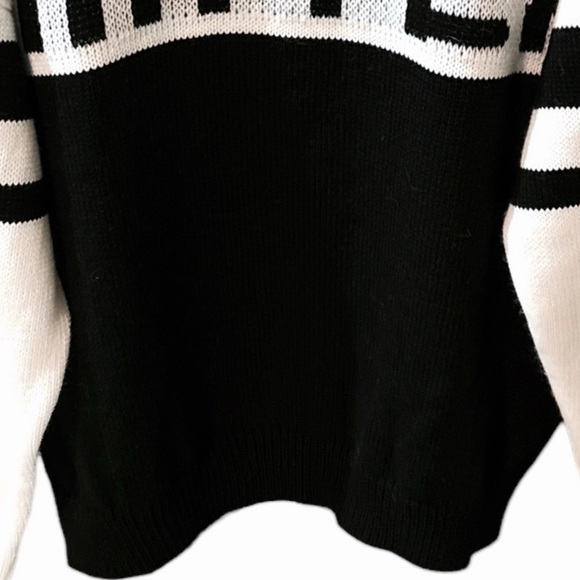 Boohoo Man Oversized Boxy Color Block Sweater - Picture 9 of 15